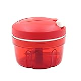 Utensili da Cucina Shredder Tritatutto per Verdura tritaverdure Manuale Rosso