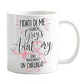 Tazza Mug personalizzata Grey s Anatomy You are My Person Fidati di me chirurgo