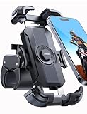 JOYROOM Porta Cellulare Moto–[2024 Tirante in Metallo][160 km/h Antiurto] porta cellulare bici, Universale Bicicletta Manubrio Holder per iPhone 15 Pro Max Samsung Smartphone 4.7-7"