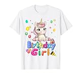 Unicorno Compleanno Principessa Girl Its My Birthday unicorno Maglietta