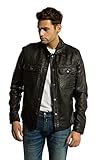 URBAN LEATHER Luka Giacca, Nero (Black 001), XXXXL Uomo