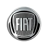 Fiat Adesivo 3D Ufficiale Logo Black, Diam. 58 mm