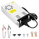 Alimentatore 12V 50A 600W Trasformatore 220V AC to DC 12V 50A 600Watt Alimentatore Switching Trasformatori per Pompa CCTV Telecamera sicurezza Auto Stereo Stampante 3D altri 12Volt Dispositivi