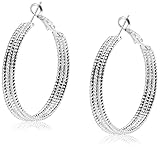 GUESS Silver Hoop Earrings