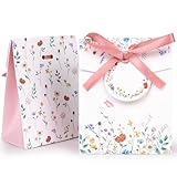 50pz Scatoline Portaconfetti Battesimo Nascita Matrimonio Bomboniere Scatole con Etichette Bigliettini Regalo per Festa Matrimonio Nascita Nozze Compleanno