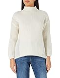 Sisley Dolcevita SW. L/S 117kl200l Maglione, Bianco Crema 600, L Donna