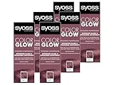 Syoss Color Glow - Colorazione nutriente per capelli lavanda Crystal Pantone 18-3530 (6 x 100 ml), colorazione semi-permanente per un intensità di colore brillante fino a 8 lavaggi senza danneggiare i