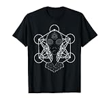 T-shirt Alien con geometria sacra psichedelica Maglietta