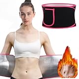 KASESSS Fascia Addominale Dimagrante Uomo Donna, Neoprene Fascia Dimagrante, Regolabile Pancera Dimagrante, Panciera Bruciagrassi Accelerare Combustione dei Grassi, Fascia Addominale per Fitness,Sport