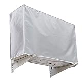 Copri Condizionatore da Esterno (86 * 32 * 56cm) Impermeabile Copertura Condizionatore Esterno Anti-Polvere Anti-Neve Protector Climatizzatore Externa