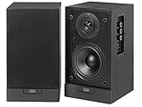 Trevi AVX 575 BT Altoparlanti Amplificati 70W , Casse Wireless con Bass Reflex, Altoparlanti con USB, Micro SD, AUX-IN, RCA, Mp3, Mobile in Legno di Dimensioni Compatte