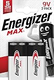 ENERGIZER PILAS ALKALINE MAX 9V / 522 BP2 BR, arancione