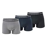 Enrico Coveri Uomo Boxer 3 Pezzi (7, Nero)