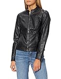 JDY Jdyemily Faux Leather Jacket Otw Noos Giacca in Ecopelle, Nero, 44 Donna