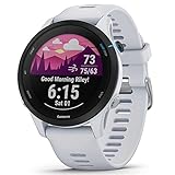 Garmin Forerunner 255 Music, Smartwatch, 46mm, GPS multi-band, Cardio, VO2max, Running Power, HRV Status, Piani gratuiti 5K, 10K e 21K, Memoria per Musica, Garmin Pay (Whitestone)