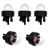 LiteTour 6 Pezzi Primer Bulb Snap in Primer Bulb Pump 188-512 Sostituzione per Artigiano Poulan Husqvarna Motosega Compatibile con Roybi Homelite Zama Walbro Trimmer a Gas Soffiatore Decespugliatore