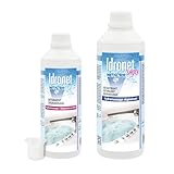 Metacril Kit Igienizzante + Trattamento Shock per IDROMASSAGGIO (Teuco,Jacuzzi,Glass,Hafro,Novellini,ECC.) Idronet 500ml + dosatore + Idronet Shock 1 Lt.