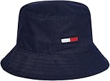 Tommy Jeans Tjm Flag Bucket Hat AM0AM07525 Cappelli, Blu (Twilight Navy), OS Uomo