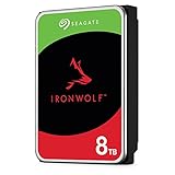 Seagate IronWolf, 8TB, Hard Disk SATA da 6GBit/s, HDD, CMR 3,5" 7.200 RPM, Cache da 256 MB per NAS con Sistema RAID, 3 anni Rescue Services (ST8000VN004)