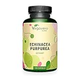 ECHINACEA | 5800 mg (8:1) | 4% di Polifenoli | Echinacea Purpurea dall’Europa | Integratore per Difese Immunitarie Adulti | 120 capsule (4 Mesi di Fornitura) | Vegan | Vegavero®