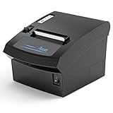 ACLAS Stampante per ricevute termiche 80 mm Auto-Cut con ESC/POS per cassetto registratore di cassa (250 mm/sec, porta USB + Ethernet Serial Port)