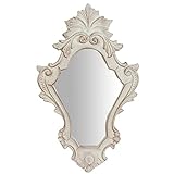 Biscottini INTERNATIONAL ART TRADING Specchio shabby chic da parete 41x26 cm | Specchi decorativi da parete | Specchio ingresso, V-L6406