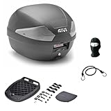 COMPATIBILE CON MOTO GUZZI V7 CLASSIC 750 BAULETTO B29NT2 VALIGIA GIVI B29 TECH 29LITRI BAULE PER MOTO SCOOTER COMPRESO DI PIASTRA E KIT UNIVERSALE CON PORTAPACCHI POSTERIORE