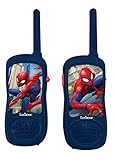 Lexibook Spiderman, Walkie-talkie, Clip da cintura, Batteria, rosso e blu, Colore