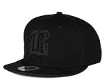 Cappello da baseball, chiusura posteriore regolabile, motivo 3D: B gotica in rilievo, da hip-hop multicolore B Black Black Regular