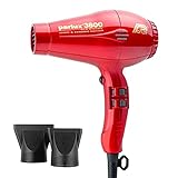 Parlux 3800 Ceramic Avd Ionic Edition Eco friendly asciugacapelli rosso