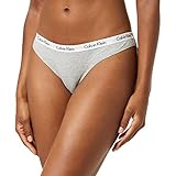 Calvin Klein Bikini 0000D1618E, Mutandine bikini Donna, Grigio (Grey Heather) ,XL