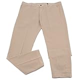 Mauro Grifoni 2686W Pantaloni Uomo Beige Cotton Trouser Men [54]