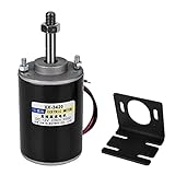 Mini Motore DC a Magneti Permanenti, 12V ad alta Velocità a Basso Rumore per Generatore fai-da-te Controllo CW/CCW Motore Elettrico 3500 giri/min e staffa Motore DC 3420