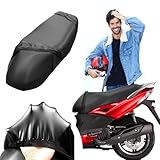 Autodomy Coprisella per Moto Universale Coprisedile per Scooter Impermeabile Antiscivolo Antigraffio con Protezione Sole e Pioggia Adatto a Tutti i Tipi di Motocicletta (XL)