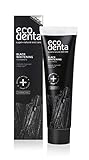 Ecodenta Dentifricio al carbone attivo senza fluoro I Dentifricio nero al carbone attivo Sbiancante denti I Black Activated Charcoal Teeth Whitening Toothpaste 100ml