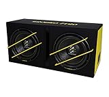 Ground Zero GZIB 2.12SPL - Subwoofer SPL Bass Reflex, 2 x 30 cm