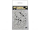 AK-Interactive Weathering Flessibile Airbrush Stencil 1/48 & 1/72 Scale Tool