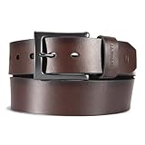 Carhartt Jean Belt Cintura, Pelle brunita (Marrone), 54 Uomo