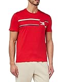 Diadora T-Shirt SS Logo, Carmine Red, XXL Uomo