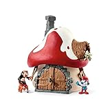 Schleich - 2520803 Casa dei Puffi con 2 Figure