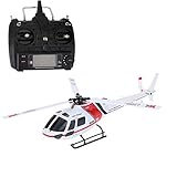 Elicottero RC, 2.4G 6CH Brushless 3D6G System Compatibile con elicotteri RC senza flybar, elicotteri RC modello hobby, elicottero giocattolo volante RC senza spazzole elettrico per bambini e adulti.