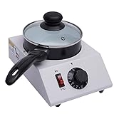 DiLiBee Temperatrice Macchina per Cioccolato 1,2 L Fuso Sciogli Cioccolata Melting Pot Melter con Padella in Ceramica 40W