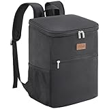 Lifewit 24L Zaino Termico Borsa Termica Porta Pranzo Borsa Frigo Isoterma per Alimenti Mantenere Caldo o Freddo per PIC-nic/all Aperto/Campeggio/Eventi Sportivi/Viaggio, Nero