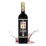 Montemaggio - Vino Rosso Secco Biologico Toscano | Chianti Classico Riserva di Montemaggio | Affinamento Lungo | DOCG | Fresco e Ricco di Sapore | Merlot/Sangiovese | Regalo | Amanti del Vino | 0.75L