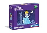 Clementoni Cubo Princesas 12pzs Disney Princess, 3 anni-cubi da 12 pezzi-Play For Future, materiali 100% riciclati-Made in Italy, bambini, puzzle cartoni animati, Multicolore, One size, 45012