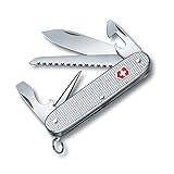 Victorinox, Farmer Alox, Coltellino Svizzero, Originale, Multiuso, Campeggio, 9 Funzioni, Lama, grande, Cacciavite 3 mm