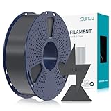 SUNLU Alta Velocità Filamento PLA 1.75mm, Filamento per Stampante 3D Veloce ad Alto Flusso, Progettato per una Stampa 3D Veloce, Precisione Dimensionale +/- 0.02 mm, Filamento HS-PLA, 1KG Grigio