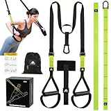 Flintronic Allenamento Sospensione Sling Trainer Set, Kit per Allenamento a Sospensione, Trx Fitness Da Casa, Sistema di Allenamento in Sospensione, Allenamento Sospensione per Palestra in Casa