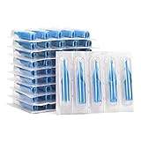 BAMTTOO 50pcs Disposable Tattoo Needle Tips Set Blue 3DT 5DT 7DT 9DT 11DT Plastic Tattoo Nozzle Tips for Tattooing Supplies (9RT)