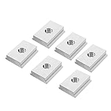 HUFFA 6Pcs T-Track Slider Dado Scorrevole in Lega di Alluminio T Slot Dado for Profilo Strumento for la Lavorazione del Legno Slot di Fissaggio